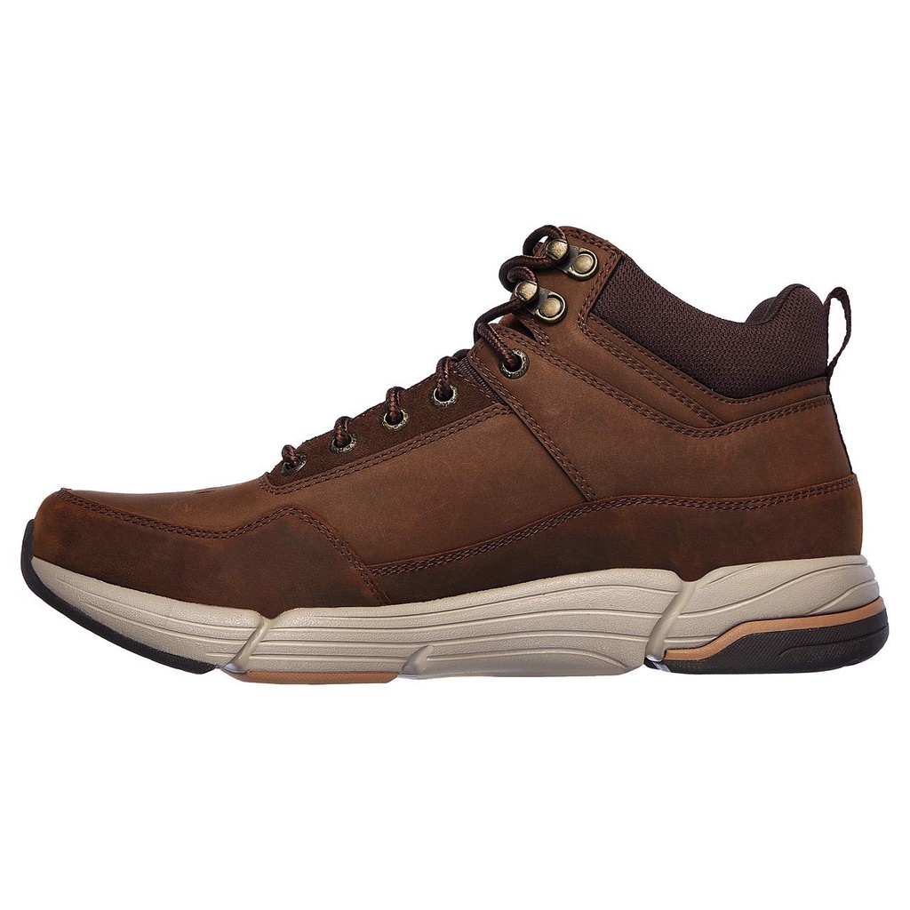 Giày Skechers Higher Up Da Nâu Cổ Cao Big size Men