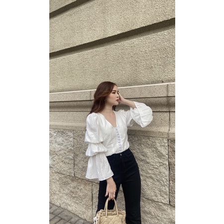 Áo tay bồng LAMUSE thiết kế sang chảnh (Grande Blouse)