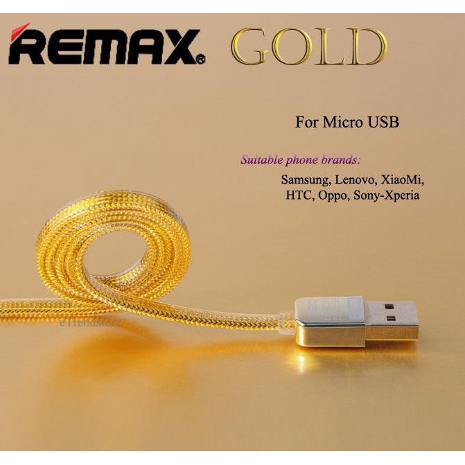 Cáp Sạc REMAX GOLD Sạc Nhanh Điện Thoại ANDROID