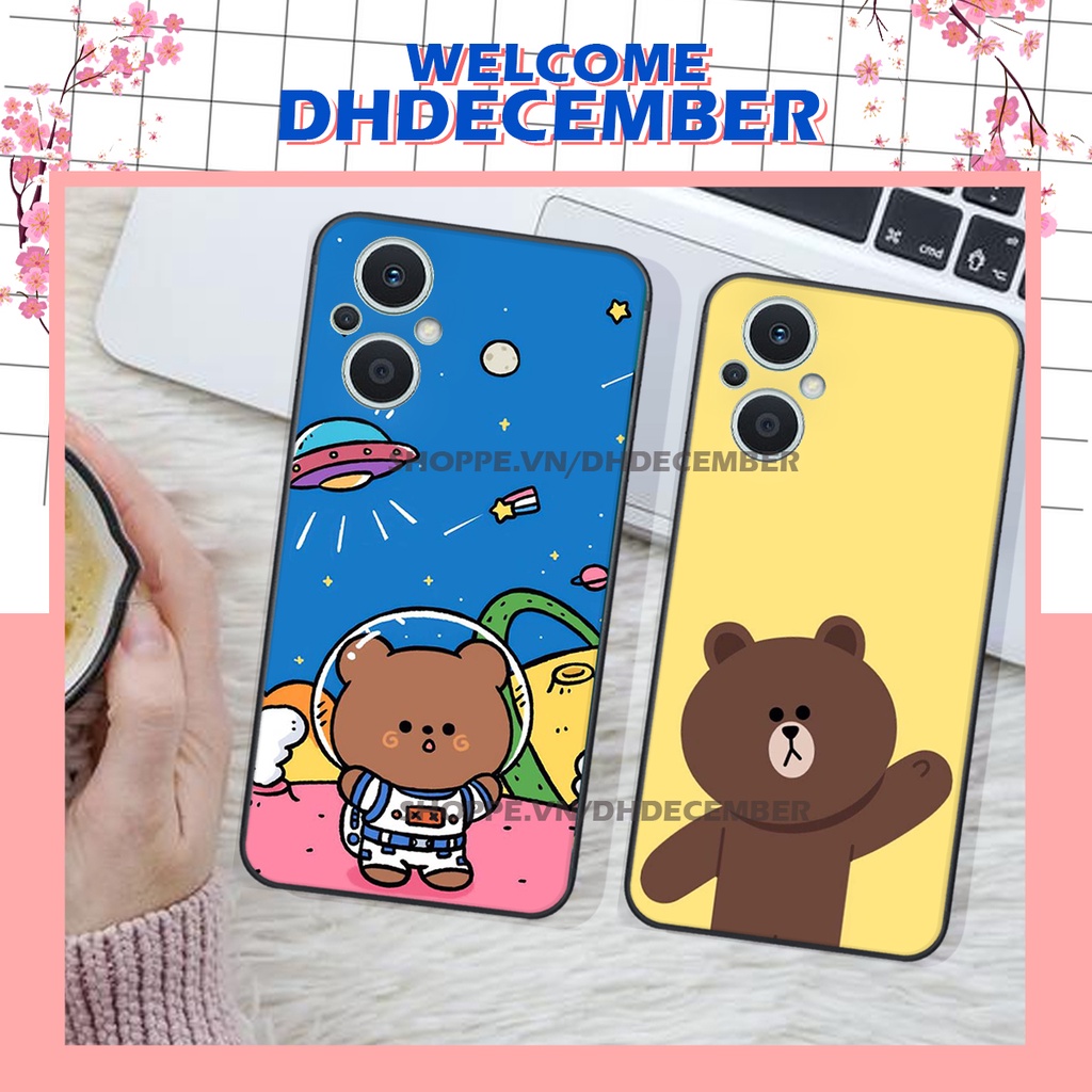 Ốp lưng Oppo RENO 7Z (7 Z) 5G -ỐP BẢO VỆ CAMERA in hình khủng long , gấu nâu xinh xắn, siêu cute  mà còn vô cùng RẺ- ĐẸP