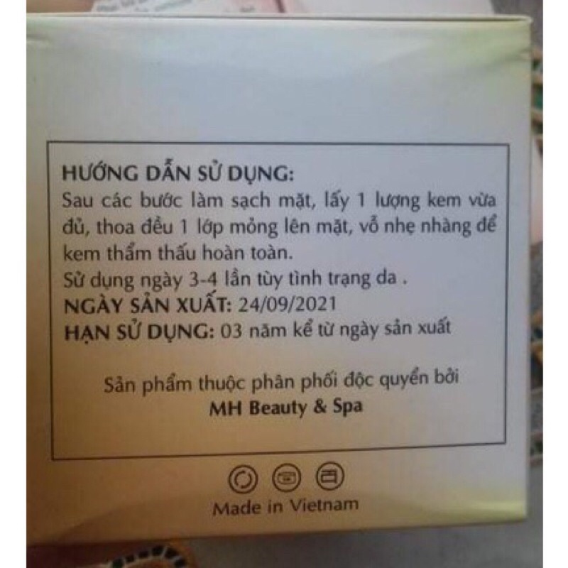 Kem tái tạo mh beauty spa