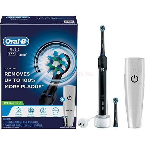 Bàn chải điện Oral-B Pro 800 Crossaction - Hàng nhập khẩu