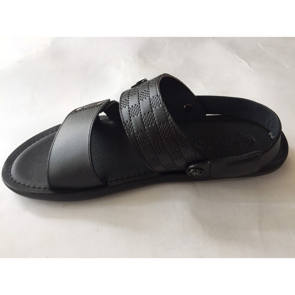 Giày SanDal Nam HKT Shop Da Bò Thật Cao Cấp SD155