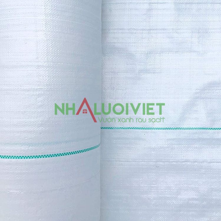 Bạt phủ chống cỏ màu trắng- khổ ngang 4m dày 120gr- hàng xuất khẩu