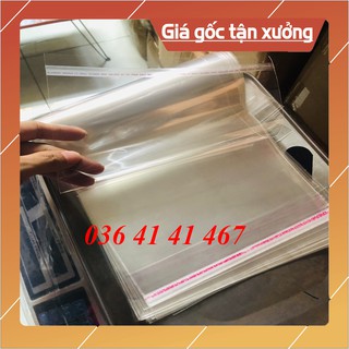 Combo 200 Túi Nilong Keo Dán Miệng OPP Trong Suốt, Bọc Kiếng, Đóng Gói, Đựng Phụ Kiện, Q