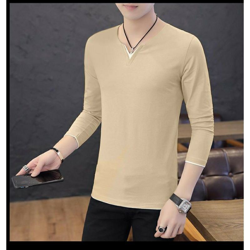 Áo thun nam tay dài TN46 sợi tre tổng hợp | BigBuy360 - bigbuy360.vn