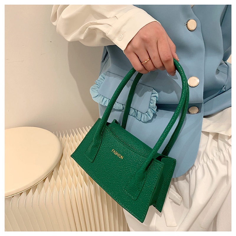 Túi Xách Đeo Vai Hình Vuông Nhỏ Gọn Màu Trơn Kiểu Retro Đơn Giản Thời Trang Mùa Hè NB00056