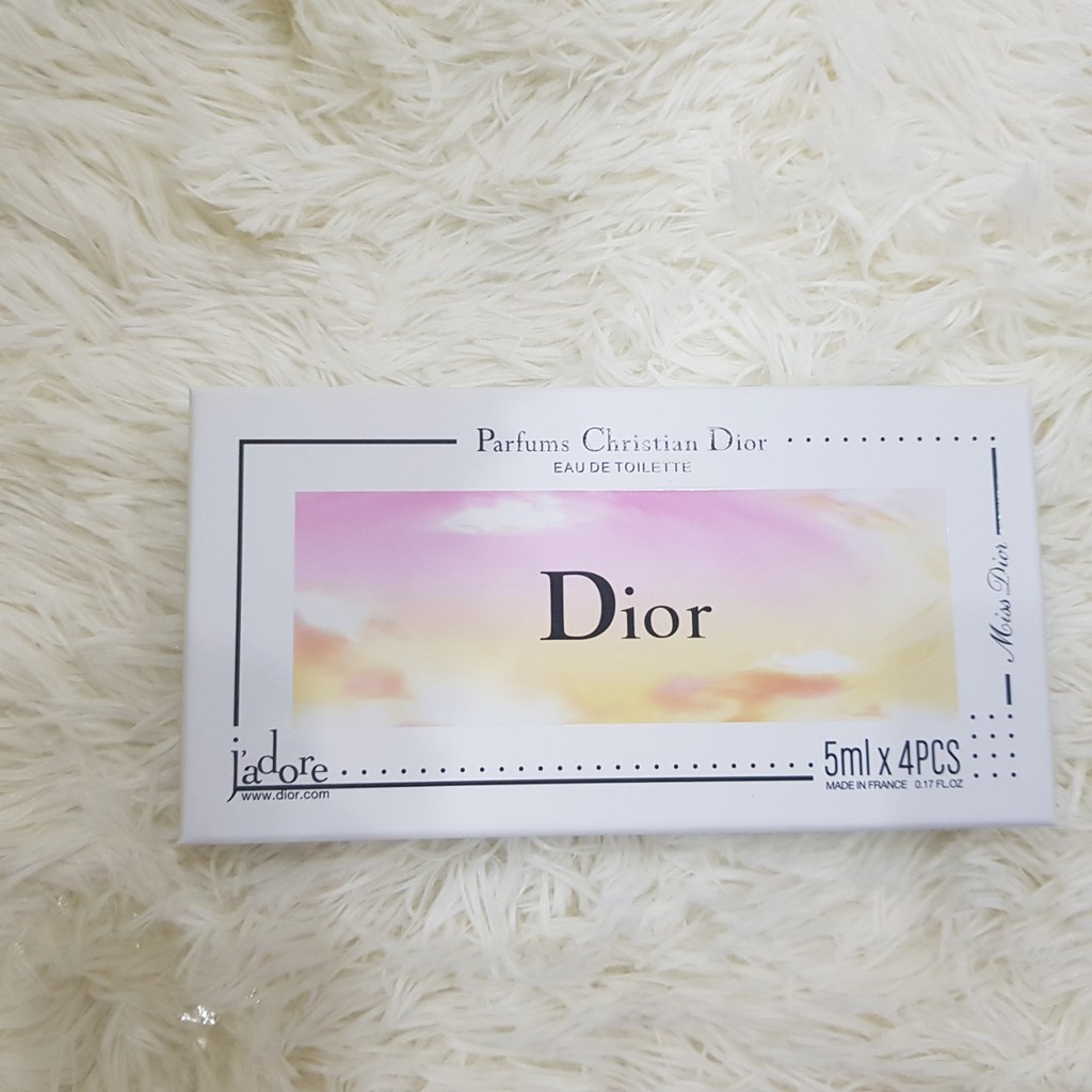 💯Nước hoa mini [𝘊𝘩𝘪́𝘯𝘩 𝘏𝘢̃𝘯𝘨]  Combo Sét 4 Chai nước hoa dior Dior 5ml