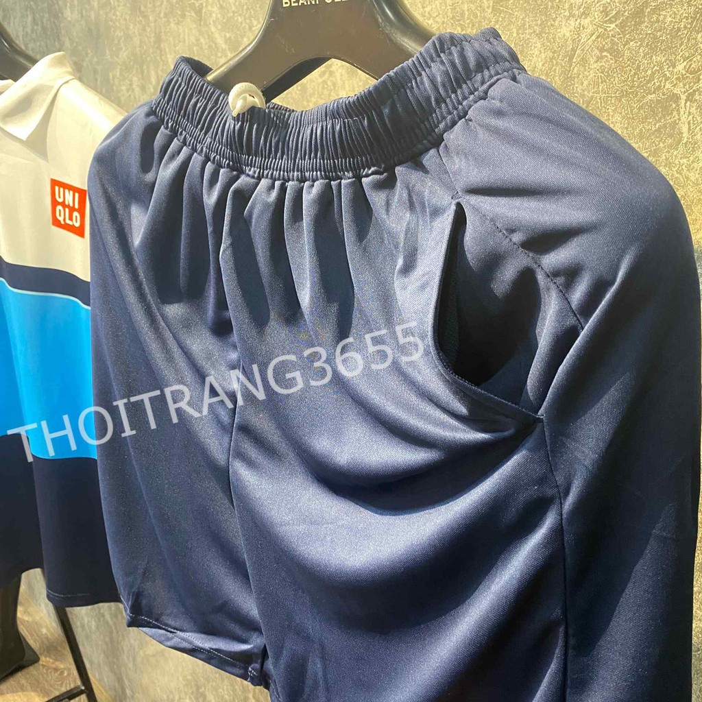 Bộ Uniqlo, bộ thể thao 2021 vải gai co giãn 4 chiều, thoáng mát thấm hút mồ hôi