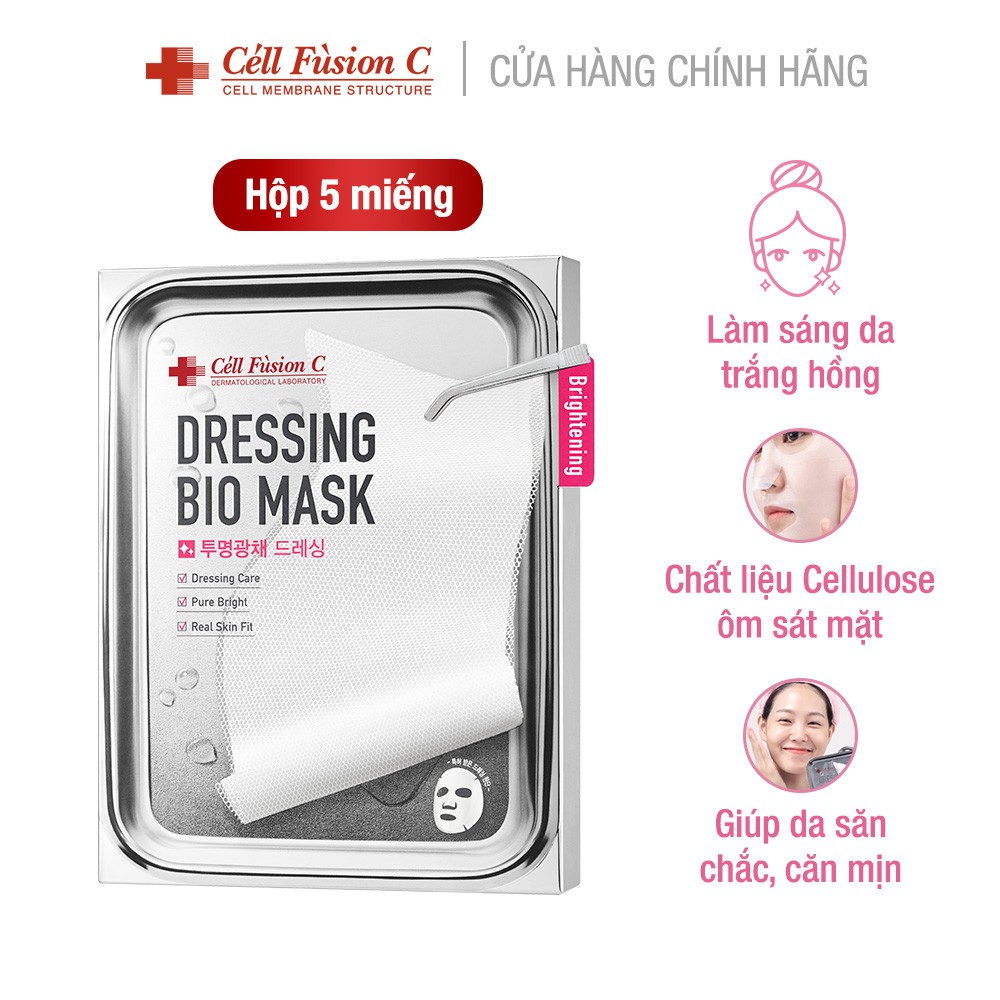 [HSD: 09/09/2021] Mặt Nạ Đắp Cell Fusion C Dressing Bio Mask (1 miếng) 25g