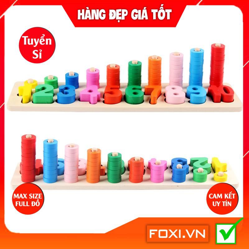 Đồ chơi toán học cân thăng bằng Montessori-Trò chơi trí tuệ-giúp bé làm toán dễ dàng-hiểu quy luật