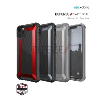 [X-doria] Ốp Bảo Vệ iPhone 11 Pro Max 6.5"  iPhone 11 Pro 5.8" X-Doria Defense Tactical Chống Sốc (2019)
