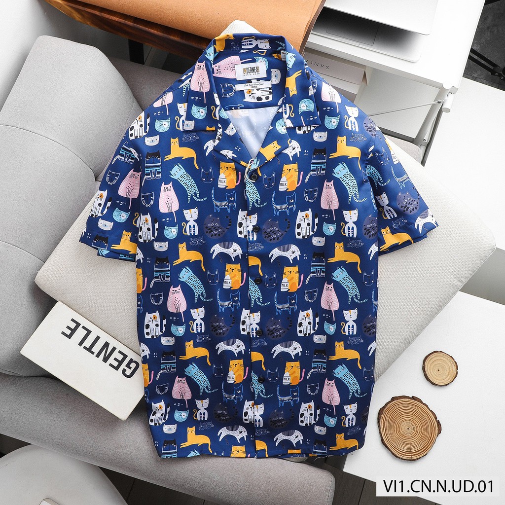 Áo sơ mi tay ngắn họa tiết DICYDE VI1.CN.N.UD.01 cao cấp | BigBuy360 - bigbuy360.vn