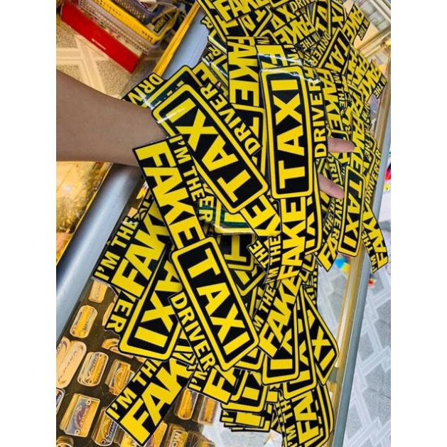CẶP TEM FAKE TAXI VÀNG ĐEN CỰC ĐẸP NỔI BẬT SHOP