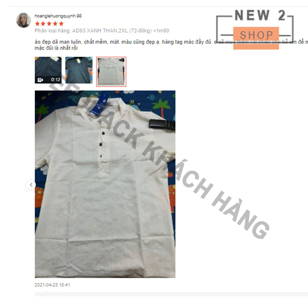 Áo đũi nam -Áo đũi cổ tàu chất liệu cao cấp thoáng mát tạo cảm giác thoải mái cho người mặc vào màu hè New2_Shop | BigBuy360 - bigbuy360.vn