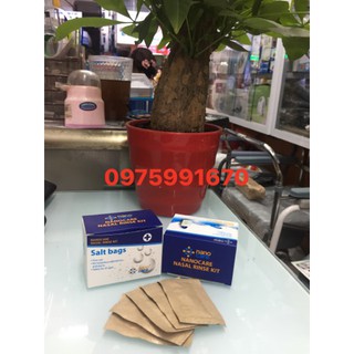 Gói muối Nanocare dùng cho bình rửa mũi (hộp 20 gói)