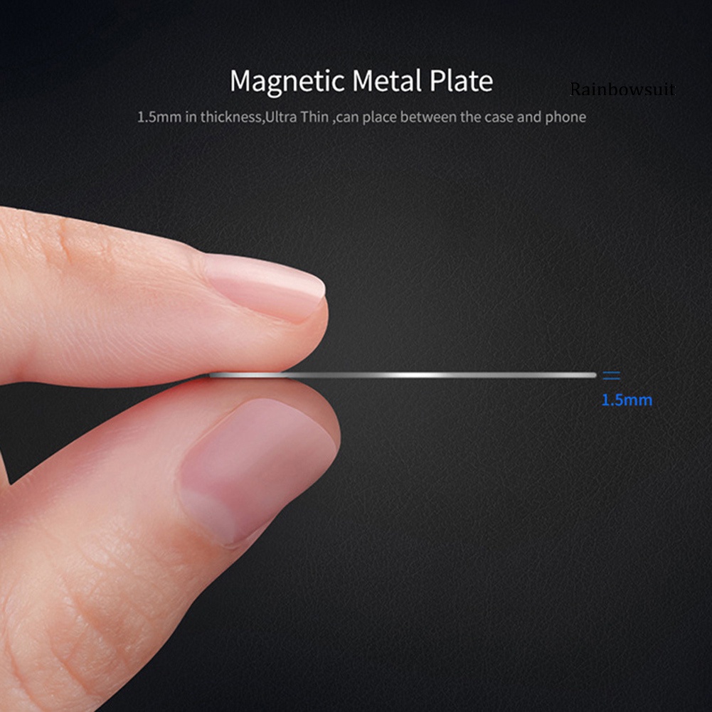 Giá Đỡ Điện Thoại Hình Tròn Bằng Kim Loại 30mm Hít Nam Châm Tiện Dụng