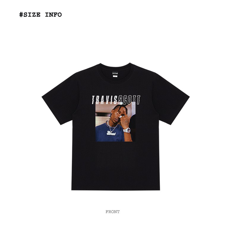 Áo phông hoạ tiết rapper Travis Scott freesize cực chất cho thời trang đường phố