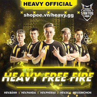 [HEAVY OFFICIAL]- Áo Thi Đấu Đội Tuyển HEAVY FreeFire