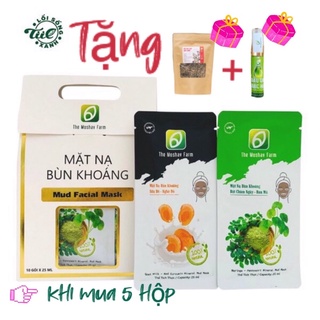 Set 5 hộp mặt nạ bùn khoáng The Moshav farm
