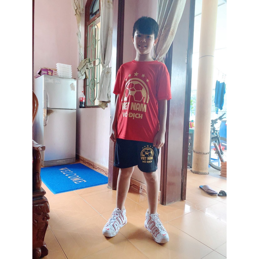 Bộ Thể Thao Nam Mùa Hè sale lấy tương tác từ 35kg đến 75kg chất liệu thun lạnh co dãn cực đẹp