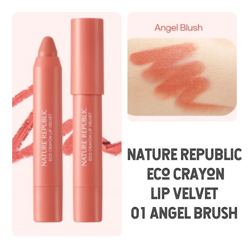 NATURE REPUBLIC Son Môi Bút Chì 01#-02# Màu Hồng Breeze-03 Hibiscus-04 Chili Red-05 Màu Đỏ Latte - 2.8g