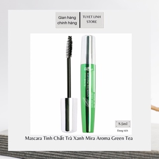 Mascara Chuốt Mi Không Trôi Không Lem Chiết Xuất Từ Tinh Chất Trà xanh Mira Aroma (100% From Korea)