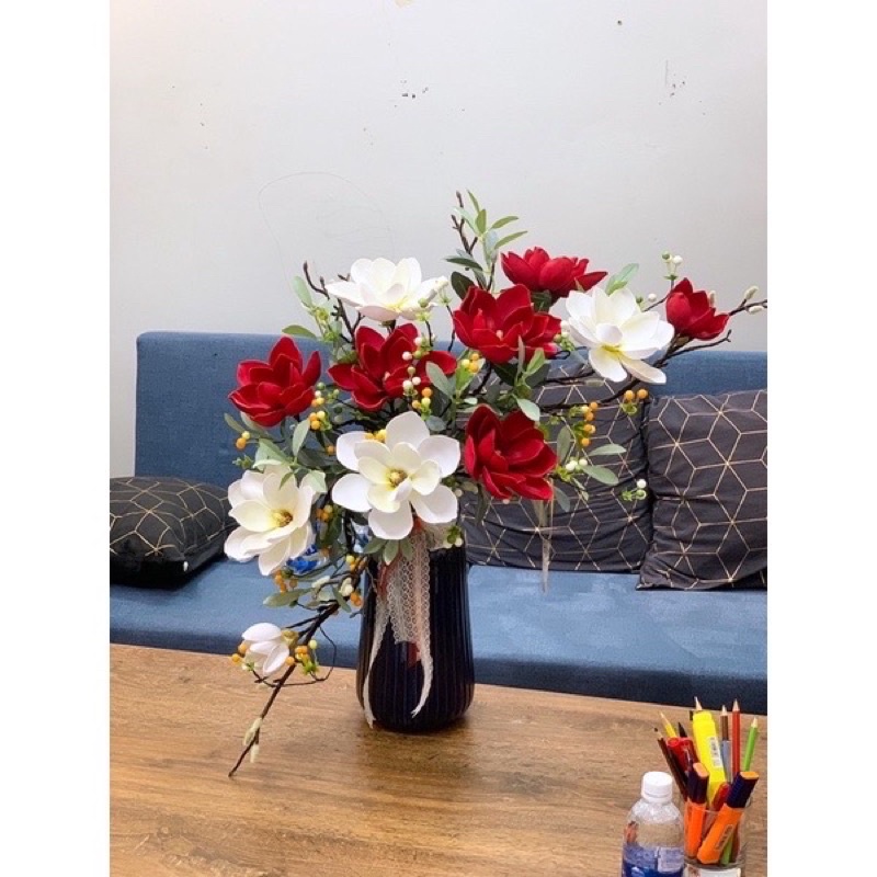 Cành Mộc Lan cổ cao cấp dài 1,3m