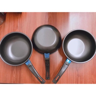 Chảo Chống Dính Lõm Sâu Lòng 14cm-16cm-18cm Chống Xước