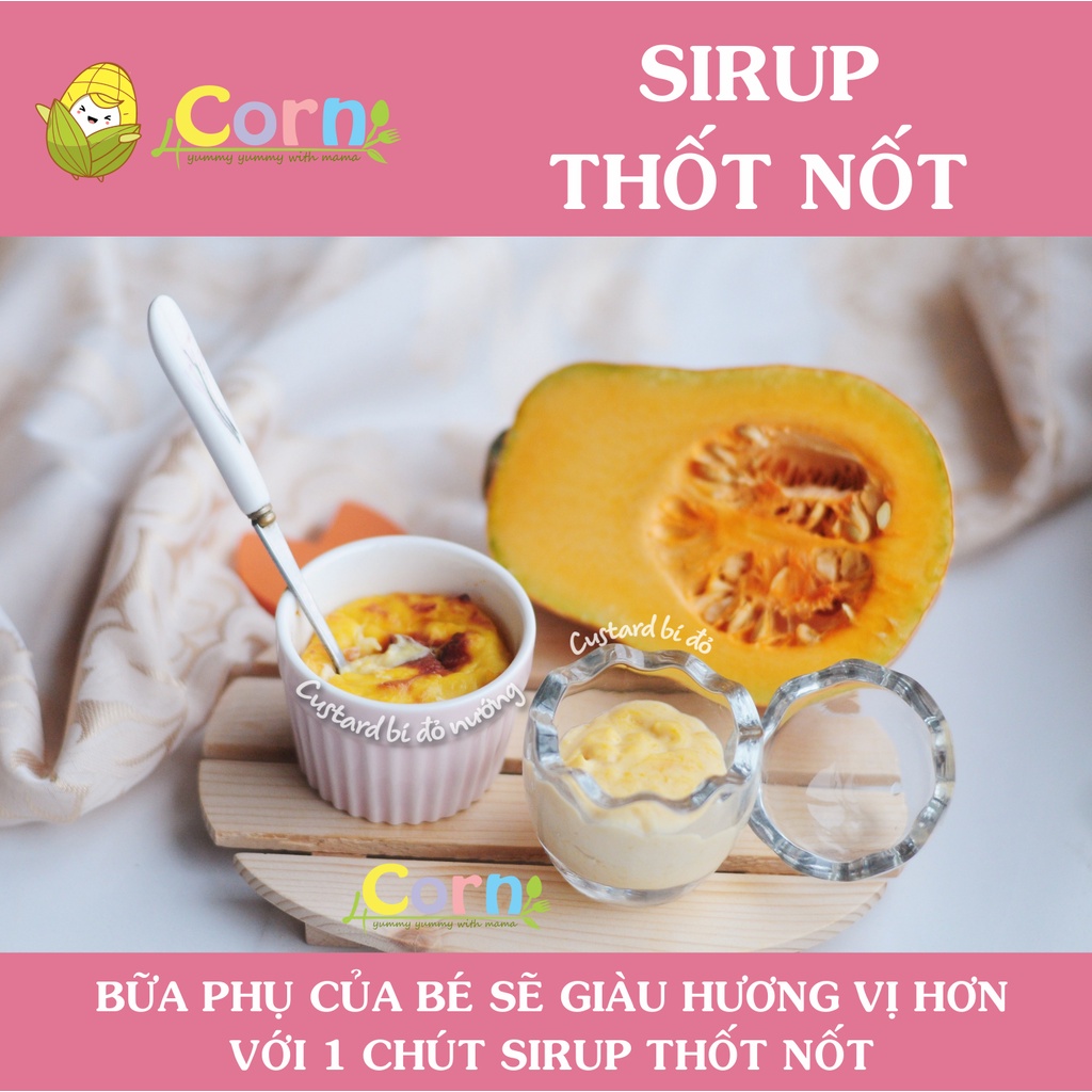 Sirup thốt nốt (đường thốt nốt) hữu cơ Thnot - Cho bé 12m+