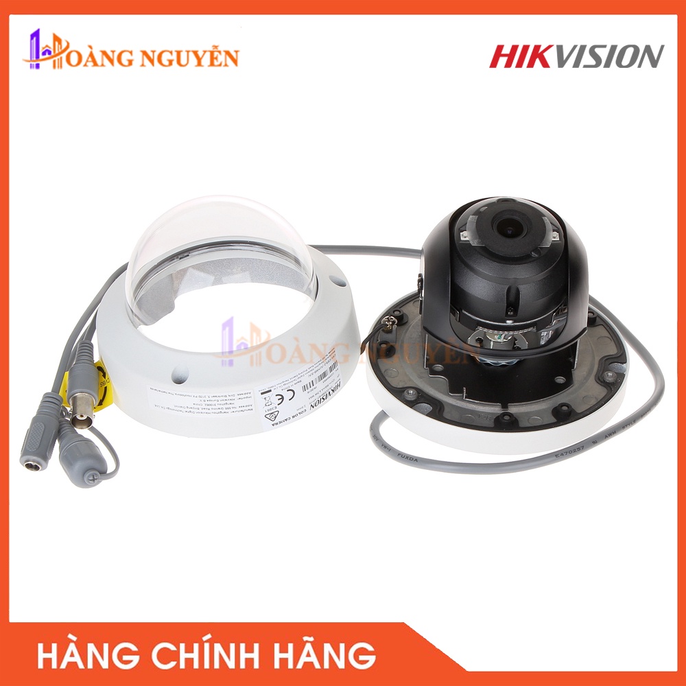 [NHÀ PHÂN PHỐI] CAMERA HIKVISION DS-2CE56H0T-VPITF 5MP - Hồng Ngoại 70 Mét, Quan Sát Ngày Đêm ICR,  Giảm Nhiễu Số 3D-DNR