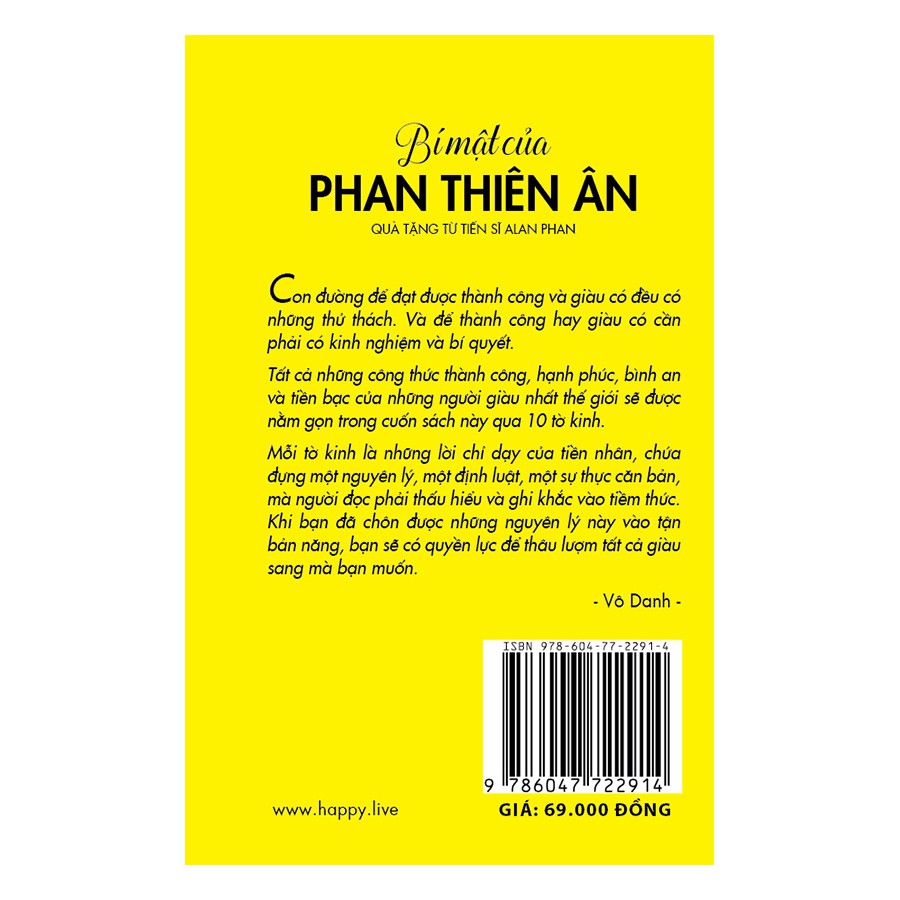 Sách - Bí mật của Phan Thiên Ân | BigBuy360 - bigbuy360.vn