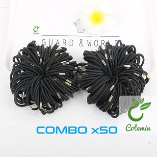 COMBO 10 Dây chun buộc tóc cột tóc kiểu Hàn Quốc