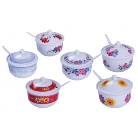 [Giá Sỉ] Hũ Đựng Gia Vị Chanh Ớt Có Nắp Muỗng