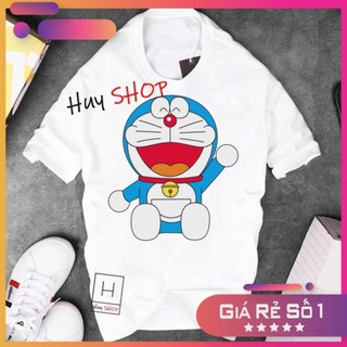 🔥siêu phẩm🔥 áo thun doraemon ,i áo thun hàn quốc unisex -vải cotton mịn mát