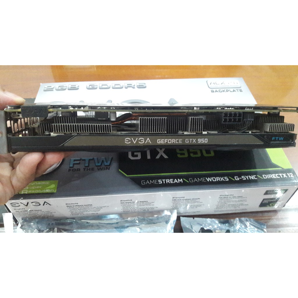 VGA EVGA GTX 950 2GB FTW FULL BOX