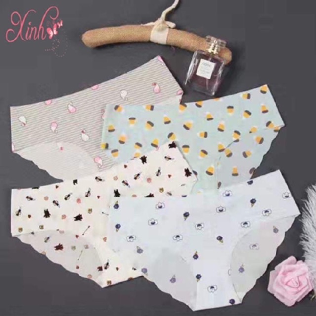 Quần su viền sóng vibrant girl hoạ tiết kute 40-58kg mặc vừa