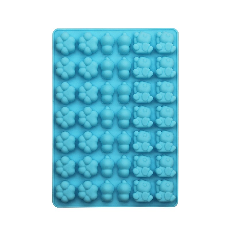 SG - Khuôn silicon làm kẹo dẻo chip chip rau câu hình bàn tay/chân gấu