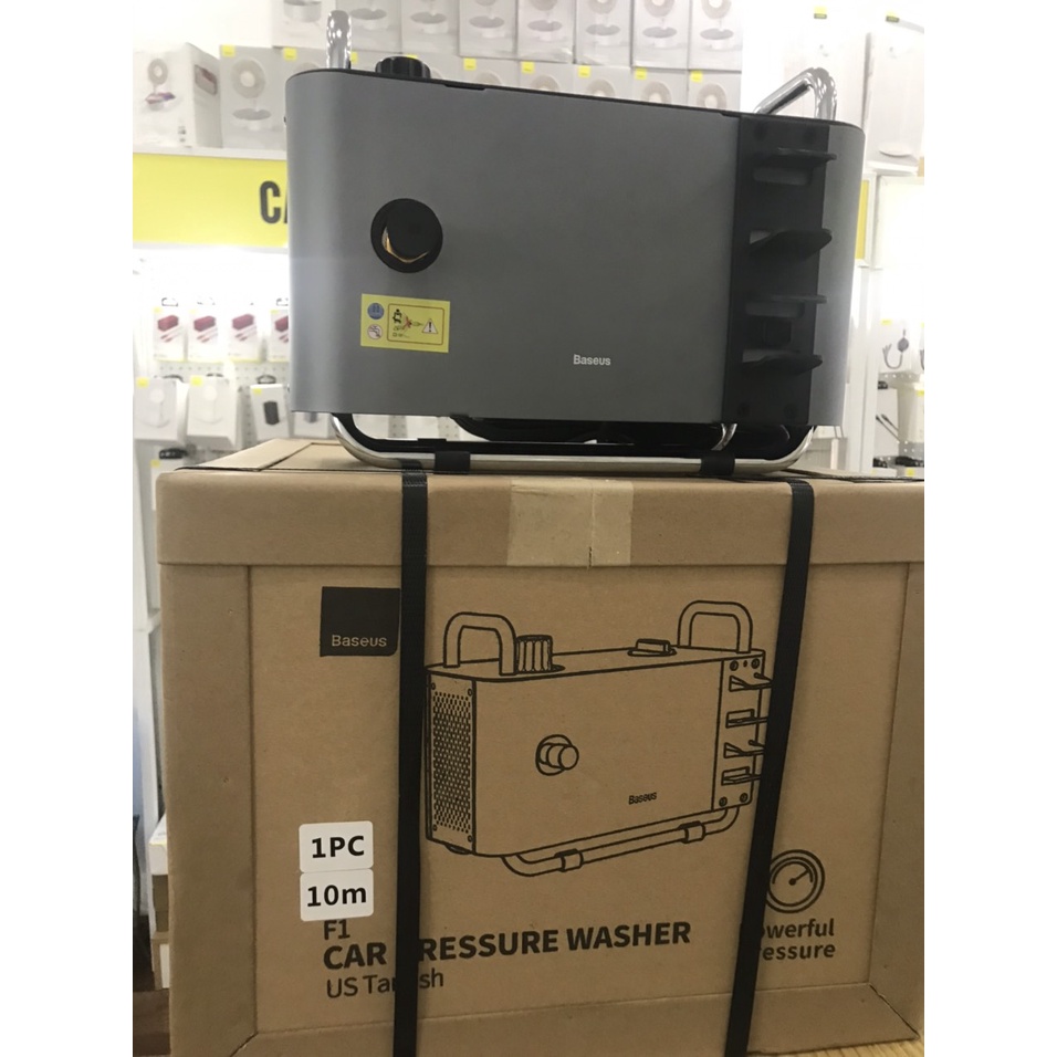 Máy xịt rửa xe tăng áp và máy nén Baseus F1 Car Pressure Washer US Tarnish