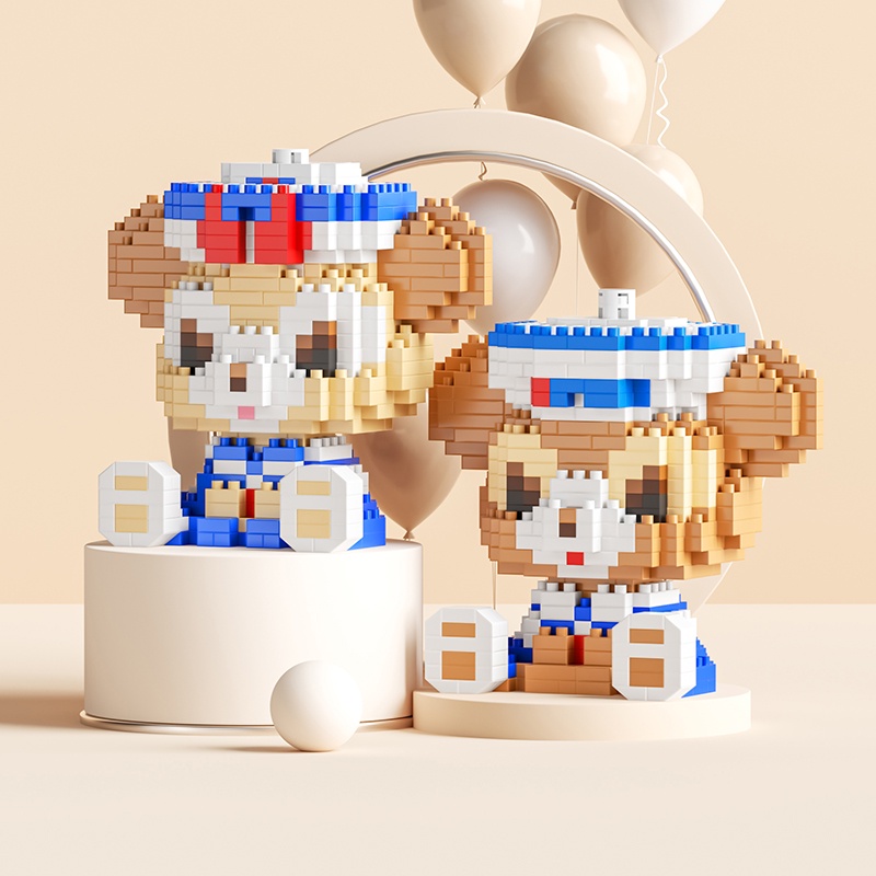 Đồ chơi lắp ráp BP MART mô hình nhân vật hoạt hình dễ thương tự lắp thủ công DIY cho trẻ