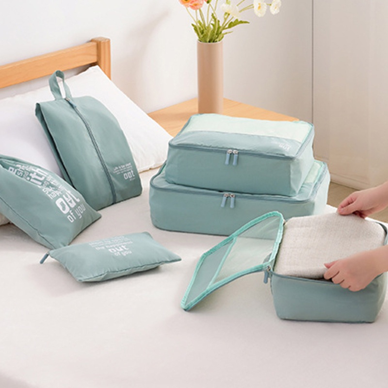 Seng Set 6 Túi Đựng Đồ Vệ Sinh Cá Nhân Đi Du Lịch Tiện Lợi