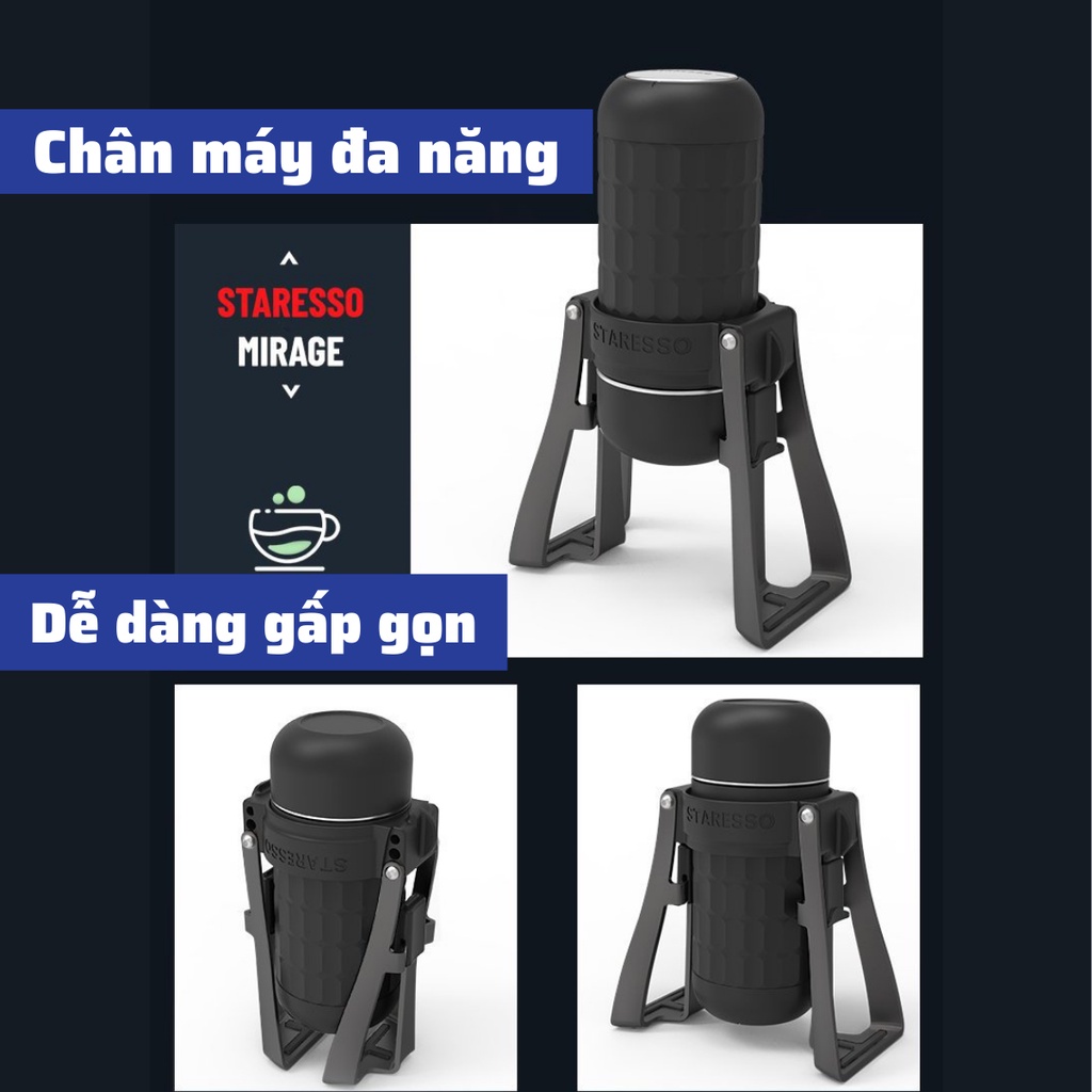 Staresso Mirage Pro 2021 [ Linh Phụ Kiện] Máy pha cà phê cầm tay Chính hãng