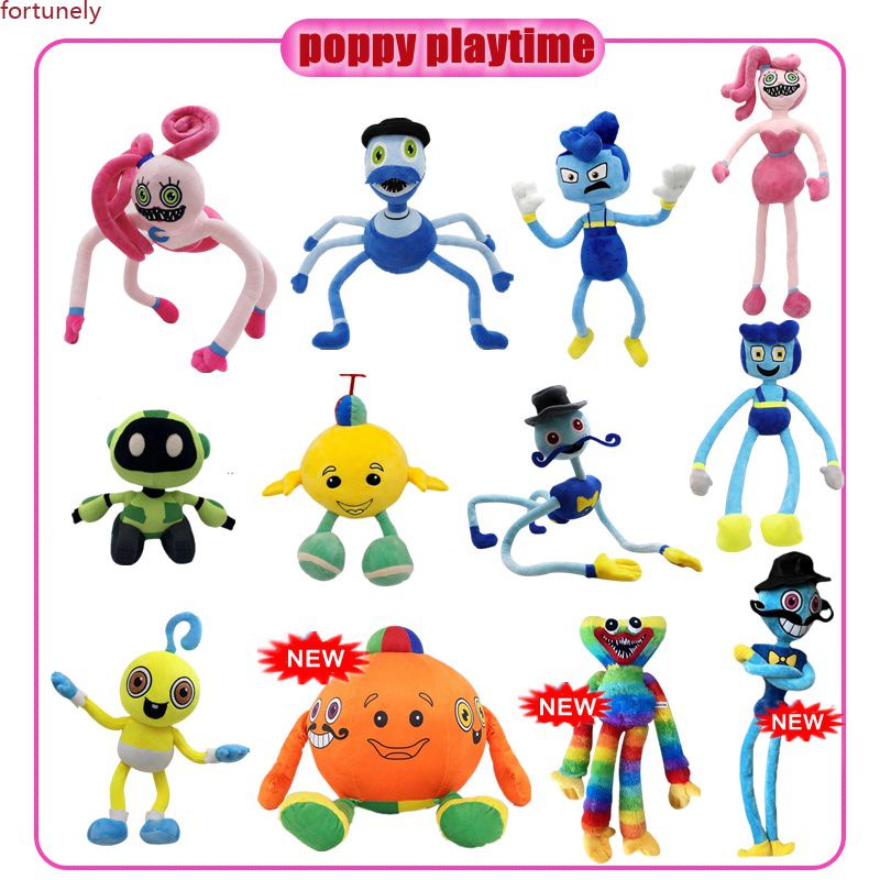 【Ready Stock】 Pj Pug-One Pillar Plush Poppy Toys Playtime Series Boogie Bot Dolls Cat-Bee Bunzo Bunny Hugging Wuggy Mom Long Legs Plush Toy