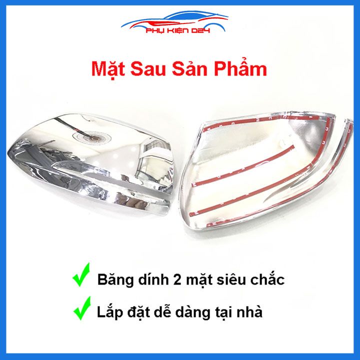 Ốp gương chiếu hậu CRV 2017-2018-2019-2020-2021-2022 mạ crom bảo vệ chống trầy trang trí làm đẹp xe