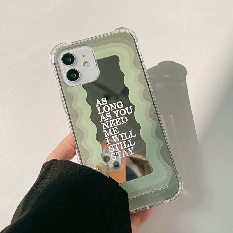 (SIÊU RẺ) Ốp lưng iphone gương sóng xanh as long as 6/6plus/6s/6splus/7/7plus/8/8plus/x/xr/xs/11/12/13/pro/max/plus