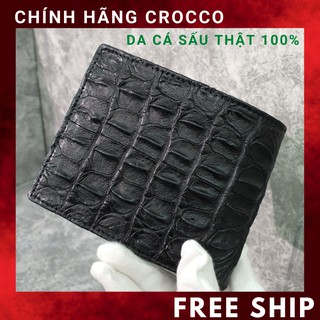 Ví Da Cá Sấu Thật 100%, CHÍNH HÃNG CROCCO - VN02