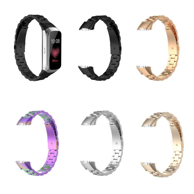 Dây Đeo Inox Thay Thế Cho Đồng Hồ Thông Minh Samsung Galaxy Fit SM-R370