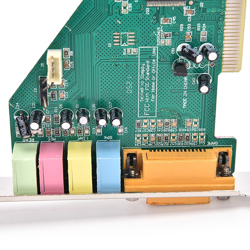 Card Âm Thanh 4 Kênh 5.1 3d Pci Cho Pc Windows Xp / 7 / 8 / 10 Hq | BigBuy360 - bigbuy360.vn