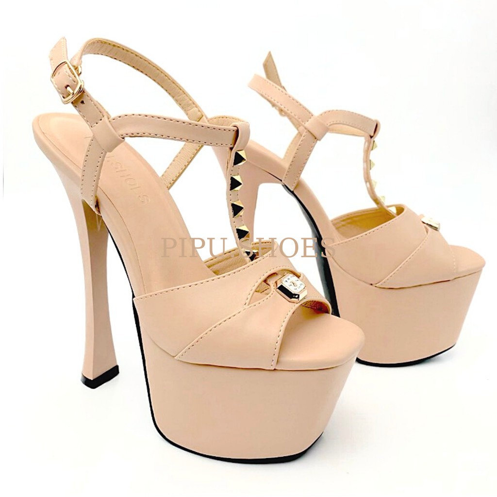 Giày cao gót đế đúp 16cm & 17cm,sandanl cao gót nữ trên 10cm,giày cưới,catwalk