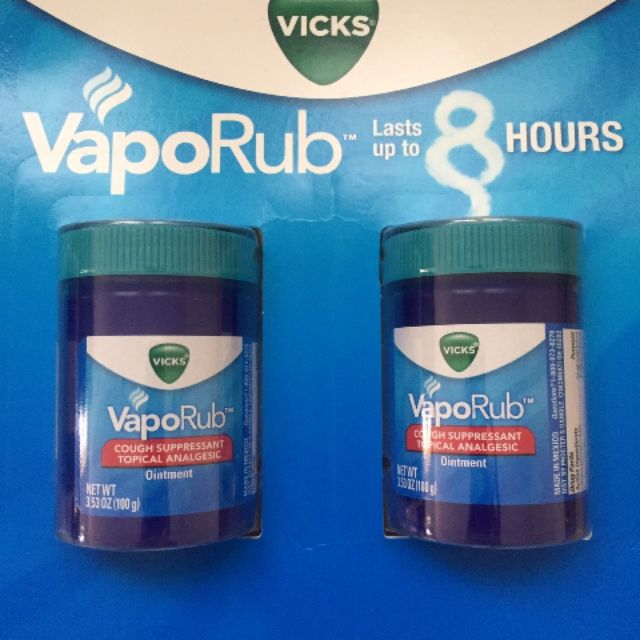 Dầu bôi ấm ngực VICKS VapoRub 100g